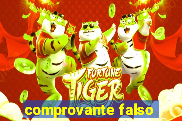 comprovante falso